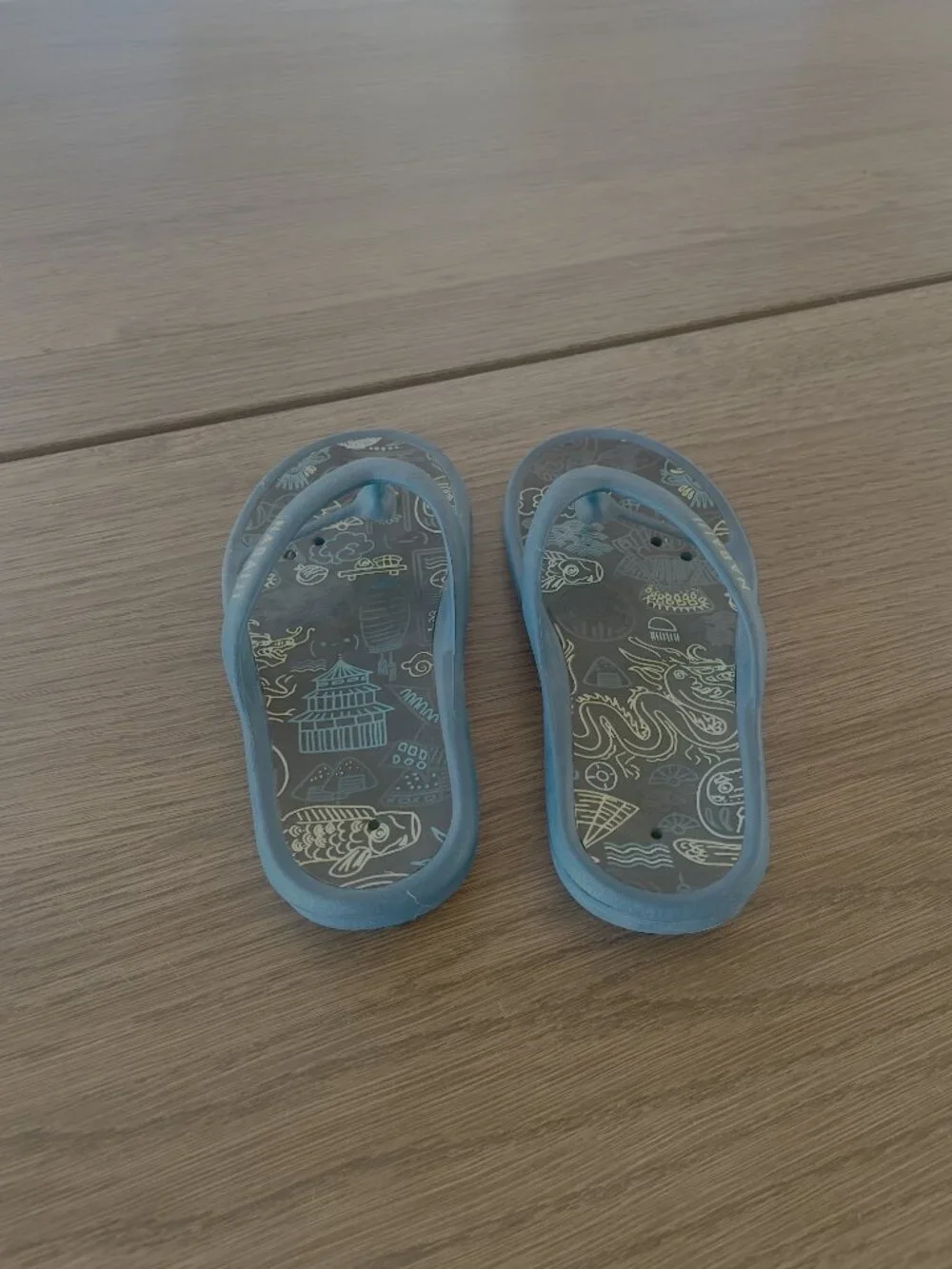 Nabaiji Kids Blue Flip Flops – US Size 13
